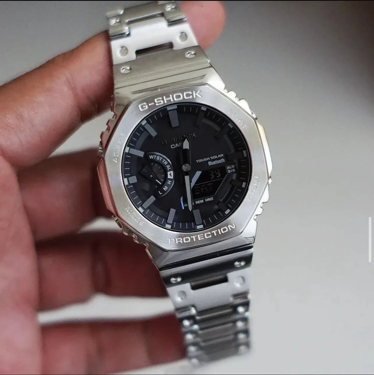 2100- Full Metal - Silver Black